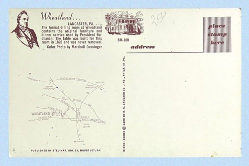 Lancaster Pennsylvania • Pres. James Buchanan’s Wheatland • Temporarily Closed - Picture 2 of 2