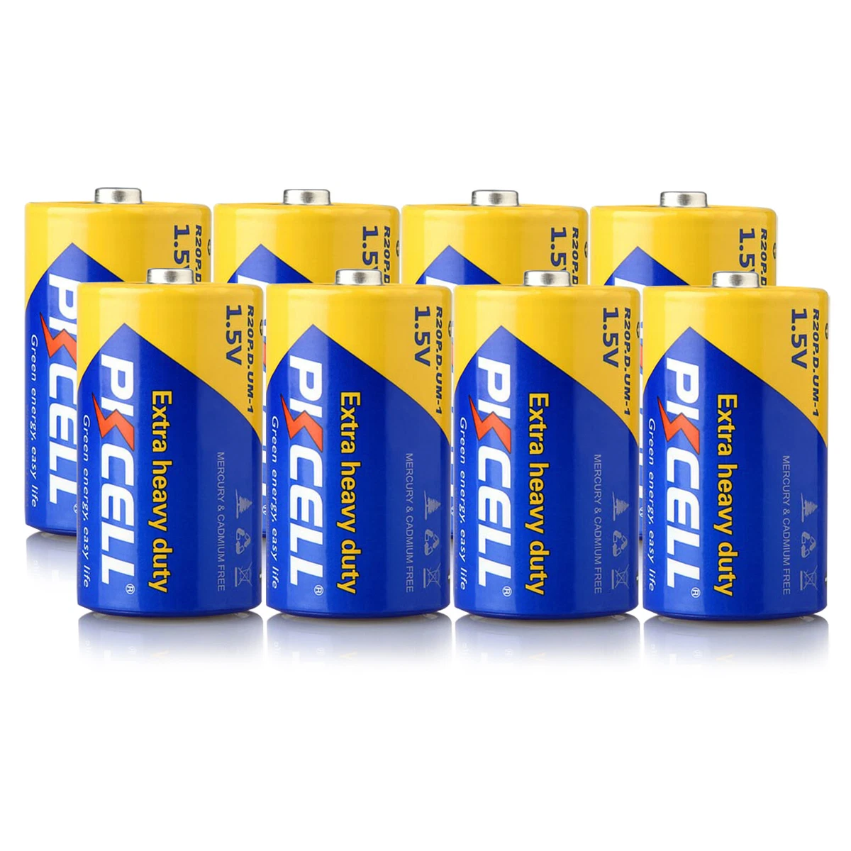 D Cell R20P Heavy Duty D UM1 Battery 4Pcs, 50 OFF