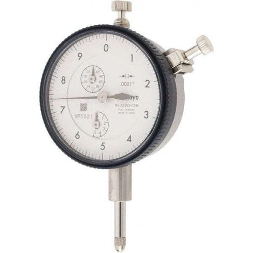 Mitutoyo 2358S-10 Dial Drop Indicator, 1/2" Range, 0-10 Reading, 0.0001" Grad...