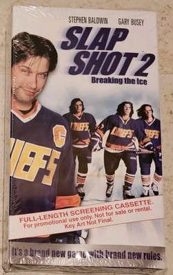Slap Shot 2 Breaking the Ice VHS 2002 Gary Busey PROMO Screener Demo NEW Sealed