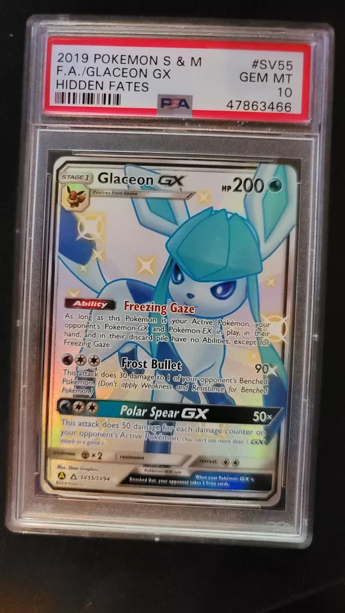 PSA 10 Gem Mint - SHINY ARTICUNO GX FULL ART - Pokemon