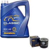 MotoröL Set 10W-40 5 Liter + ÖLfilter Sm 102 FüR Alfa Romeo 155 164 Nissan NP300