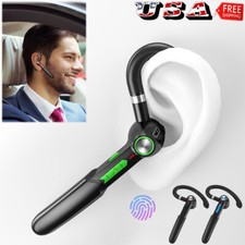 Bluetooth Headset Stereo Wireless Earphone Hands-free Headphone for Driving