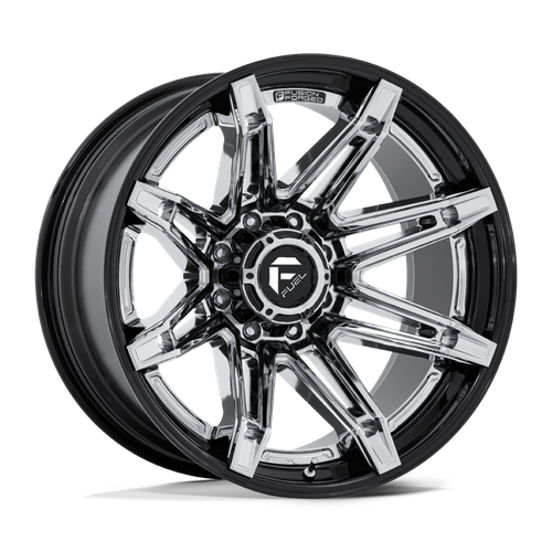 24 Inch Chrome Black Wheels Rims Dodge RAM 2500 3500 8x6.5 Lug Fuel