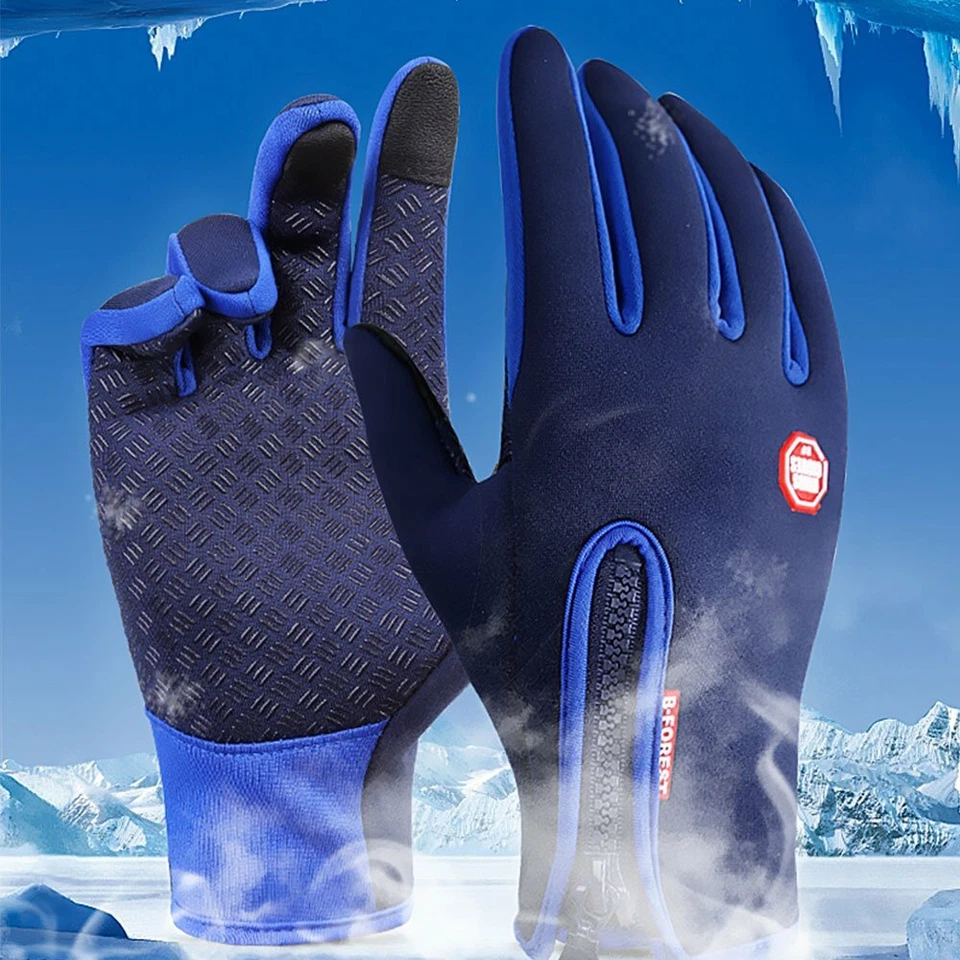 Winter Thermal Ski Gloves Touchscreen Waterproof Snow Motorcycle for Women Men - Image 4 of 4
