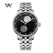 Welly Merck Automatic Mechanical Mens Watch Lunar Moon Phase