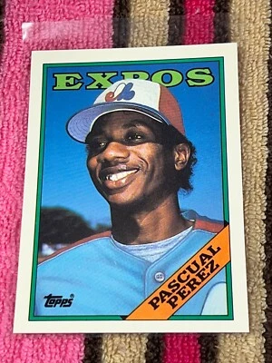 1988 TOPPS TIFFANY #647 PASCUAL PEREZ EXPOS VINTAGE NM-MT BASEBALL CARD !! - Photo 1/2