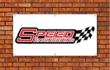 Speed Engineering Garage Banner 2' X 4' Ft