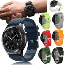 US 22mm Rugged Silicon Sport Bracelet For Huawei Watch GT Smart Watch Band Strap