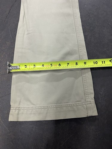 Levi’s Fatigue Boot Cut Khaki Tan Flat Front Pants Women’s 16M - Picture 4 of 5