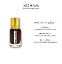 SHAMAMA AMBER 3ml - Natural Perfume Oil Indian Exotic Rare Handcraft Unique Desi