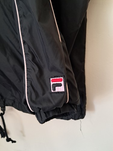 Fila Winbreaker Womens Large Black - Picture 2 of 8