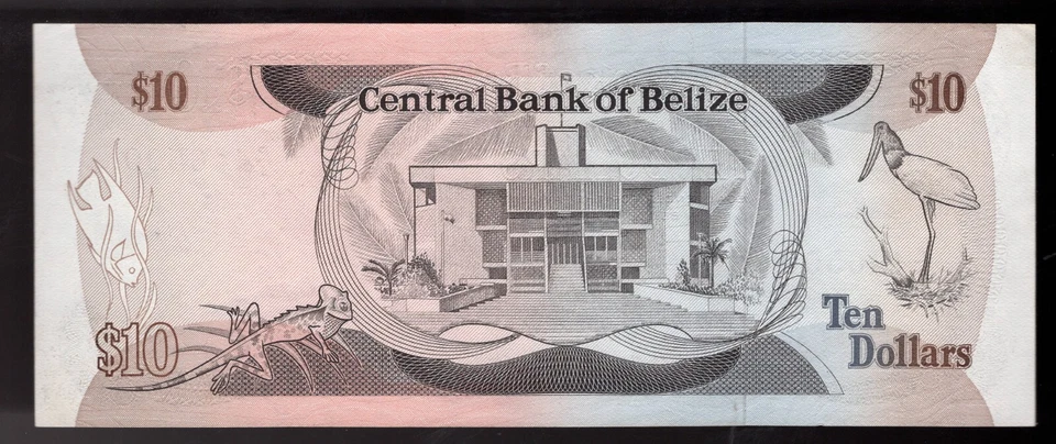 1983 Belize $10 Dollars  Pic#44 UNC - Image 2 of 2