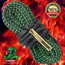22 Mag Caliber Gun Cleaning Bore Rope Kit  Fast Shipping - Cobra Barrel Snakes