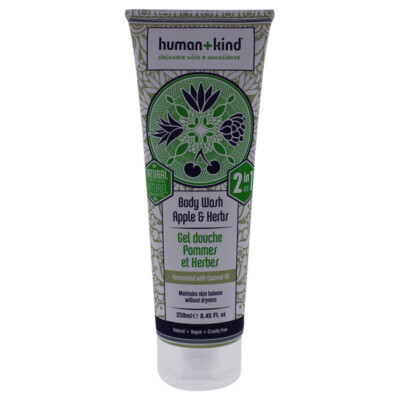 Body Wash - Apple and Herbs by Human+Kind for Unisex - 8.45 oz Body Wash
