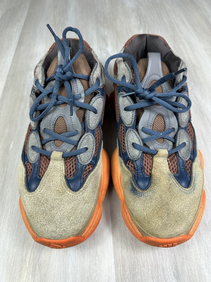 Adidas Yeezy 500 Enflame Blue Tan Orange OG All GZ5541 No Adidas Yeezy 500 Enflame Blue Tan Orange OG All GZ5541 No
