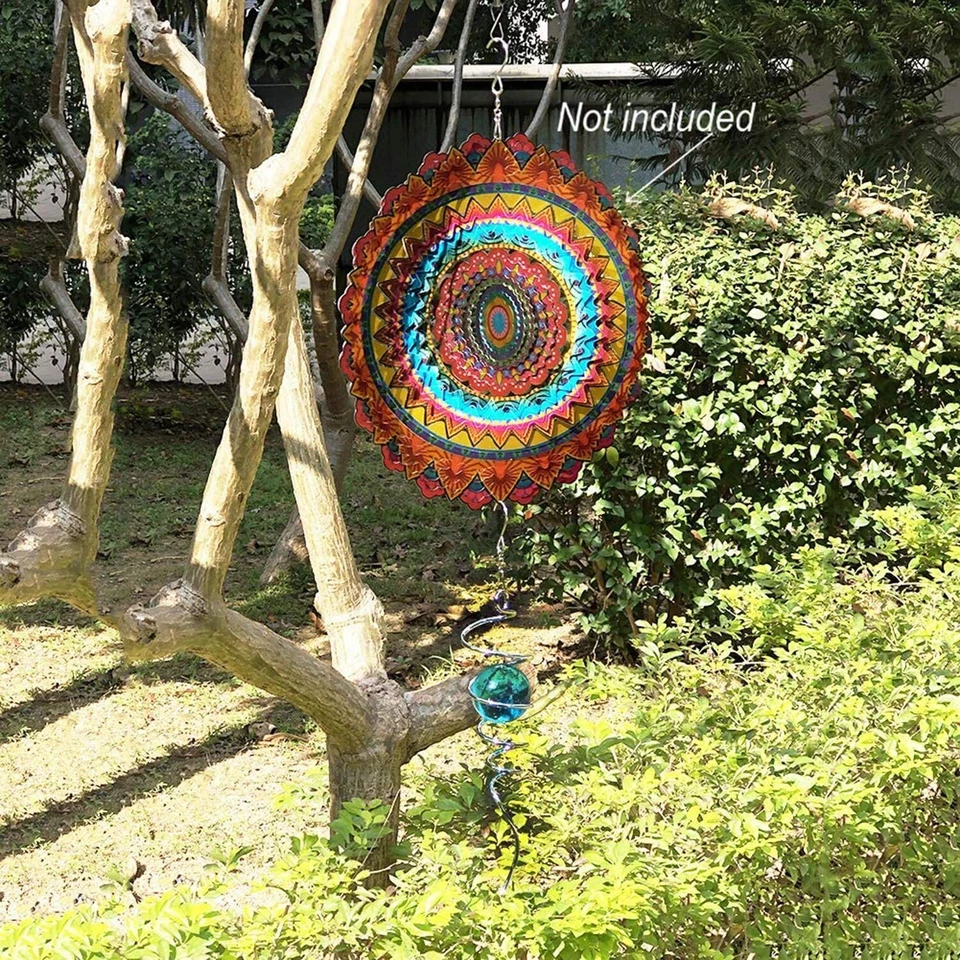 FONMY Bola de Mirada Cola Espiral - Giratorio de Viento Decorativo 11" pulgadas Cola y 2" i... Foto 4 de 4