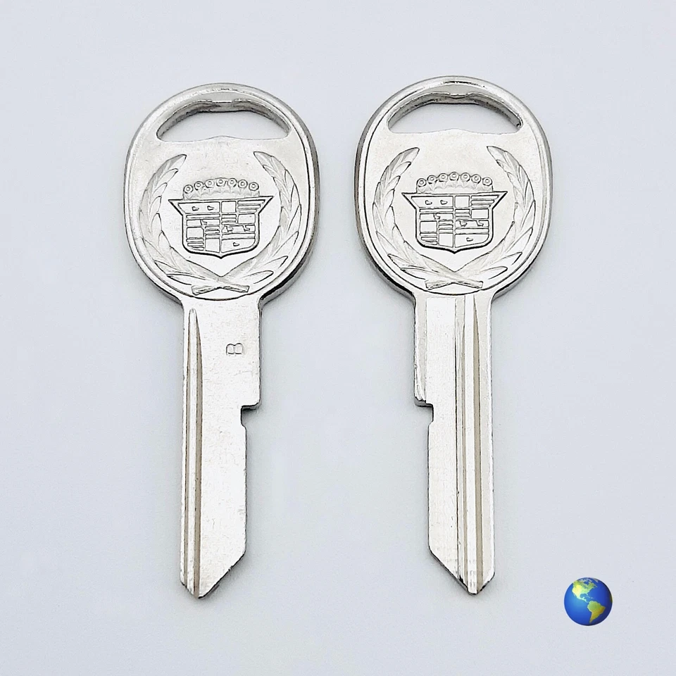 原装 B49-B 徽章钥匙坯适用于凯迪拉克、奥兹莫比尔和其他公司(1 键) — 第 3/4 张图片