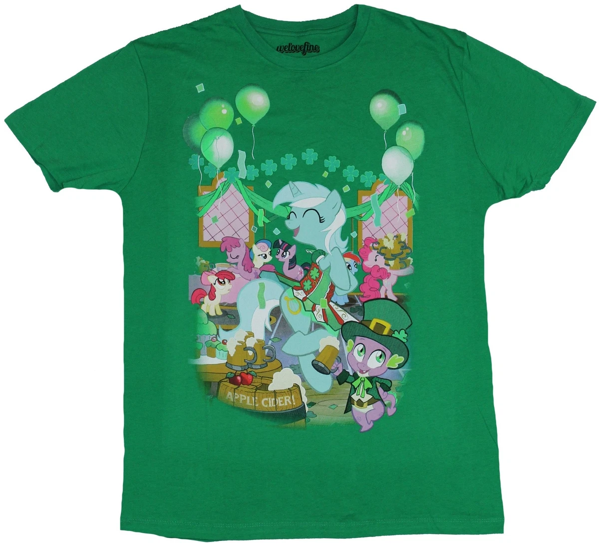 My Little Pony: Friendship Is Magic Pony Love Rainbow Panels Camiseta