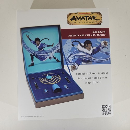 Juego de collar de agua Avatar: The Last Airbender Katara LIMITADO #2303 de 5000 *NUEVO - Imagen 10 de 11