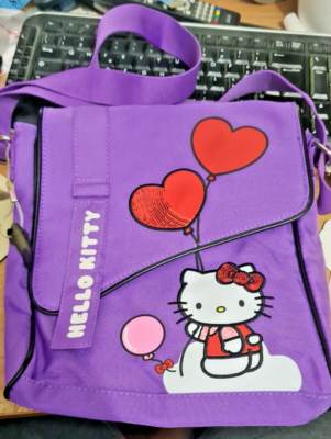 Borsetta Sanrio Hello Kitty Neuve Avec étiquettes - Sac à Main Rose Pour Fille - Vintage