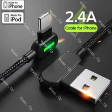 Mcdodo 3Pack 90 Degree Elbow USB Cable Charger Cord For iPhone 14 13 12 11 XR 8