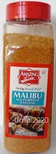 Malibu Seasoning Shaker 27 oz BBQ Steak Seafood Rub Marinade Amazing Taste 
