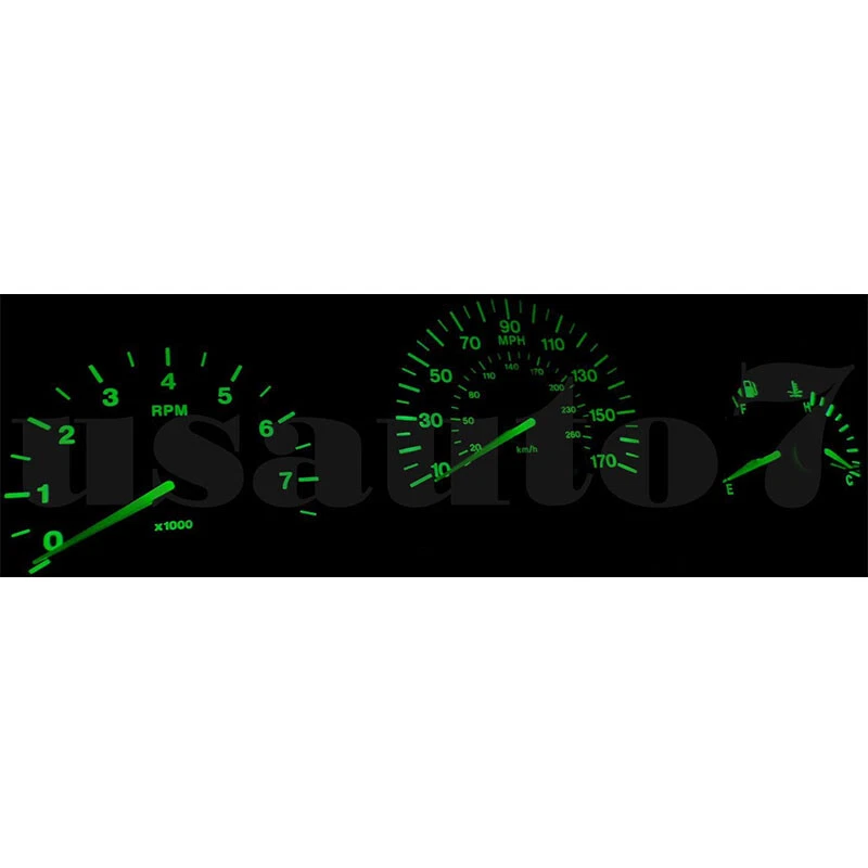 KIT BOMBILLAS LED VERDES medidor cuadro de instrumentos tablero para 97-03 Jaguar XK8 XKR Foto 3 de 4