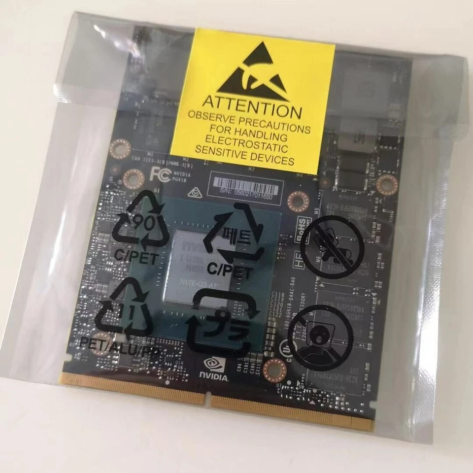 N17E-Q3 Graphic Card For NVIDIA Quadro P4000M MXM DELL M7710 M7720 Zbook17 G3 G4 - Image 4 of 4