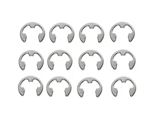 (12 PC)  E-CLIP SUBSTITUTE FOR ABU GARCIA # 4490, 8846, 975300 / PARTS / REPAIR
