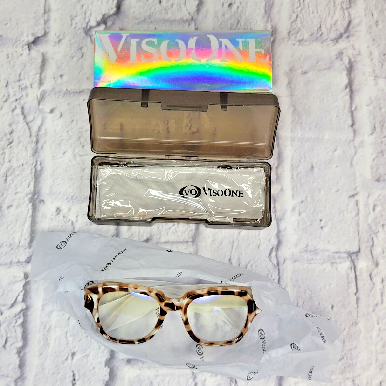 VisoOne Blue Light Blocking Glasses Tortoiseshell Square Frame Grouse 602BLB-C