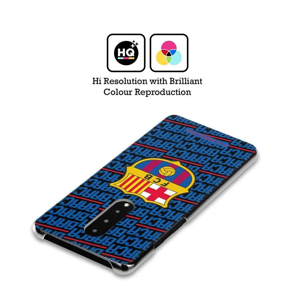 OFFICIAL FC BARCELONA CREST PATTERNS BACK CASE FOR OPPO PHONES - Image 2 of 4