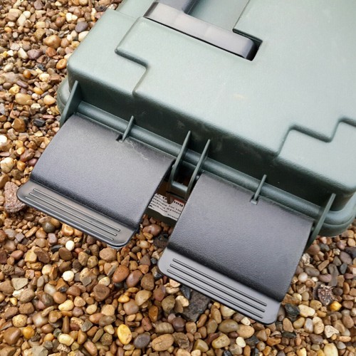EMPTY AMMO BOX MTM CASE-GARD AMMO CAN AC45 STORAGE BOX TOOL BOX FIELD BOX GREEN - Picture 3 of 8