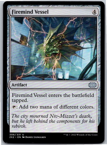 Magic the Gathering Firemind Vessel Double Masters 2022 x1 MTG Free Shipping!
