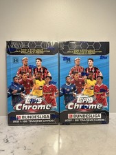 2021-22 Topps Chrome Bundesliga Soccer Lite Box SEALED (2 box lot) - New