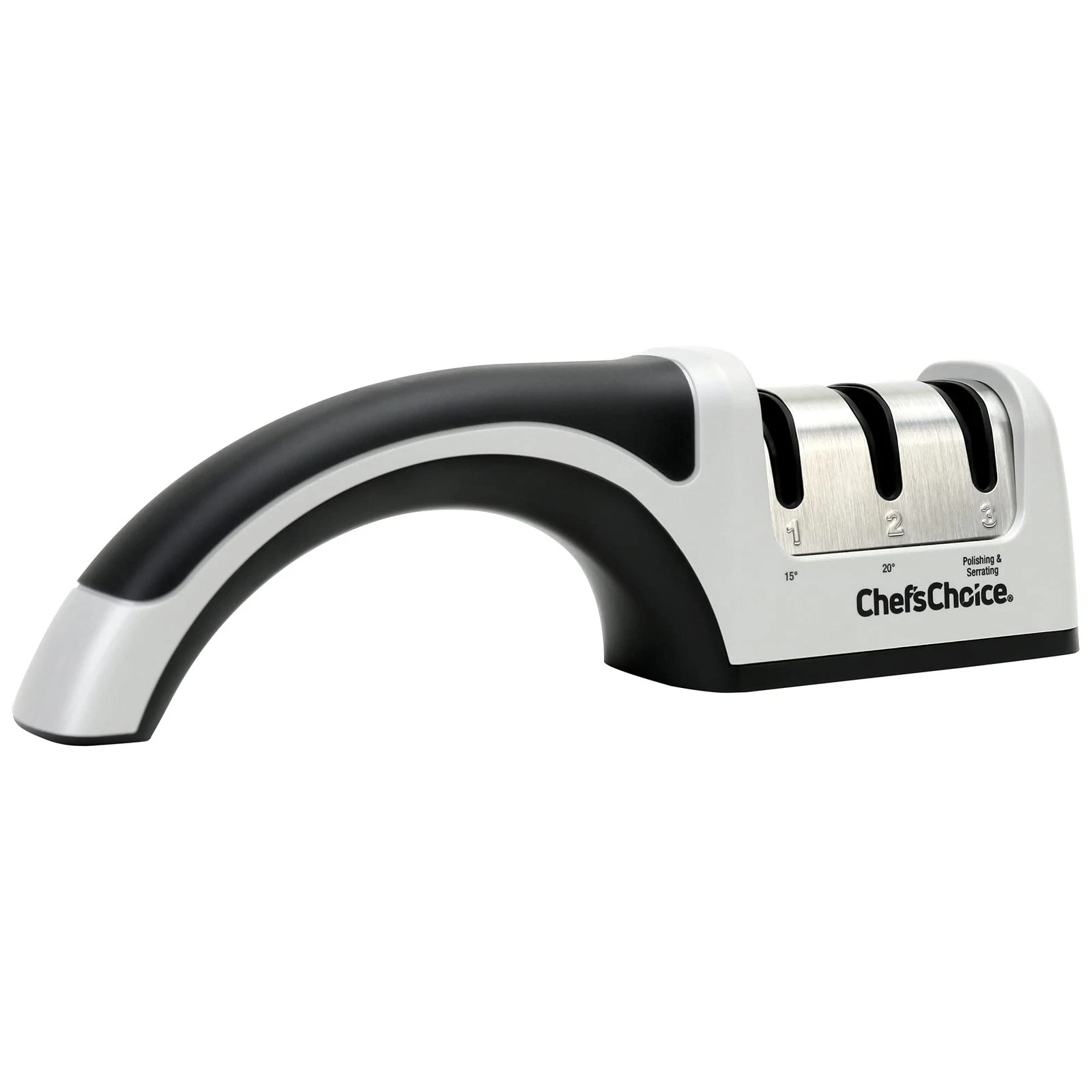 Knife Sharpener Manual 2 Stage 15 20 Degree Diamond Gray Chef sChoice Sharpeners