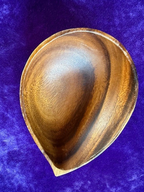 hand crafted Monkey Pod Wood Phil Craft philippines 7x5.5 bowl