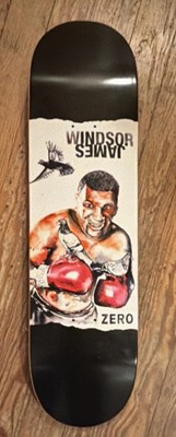 Zero Windsor James Iron Mike Signed First Pro Model Skateboard Deck #55/100