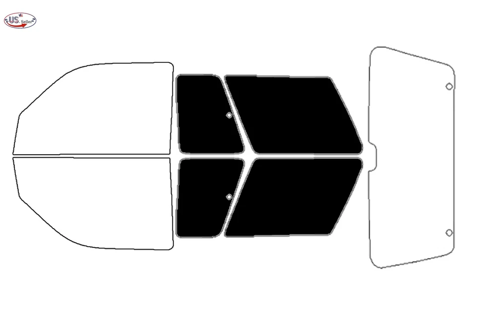 Kit de película de tinte de ventana de 2 capas precortada personalizada computarizada para Mazda Navajo 1991-1994 Foto 3 de 4
