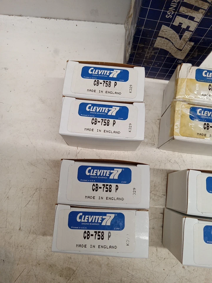 Clevite77 CB758P STD Rodamientos de bielas Pontiac Oldsmobile Caja de 8 Foto 3 de 4