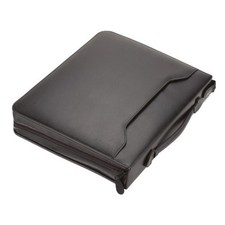 Alassio Ringbuchmappe A4 BERGAMO Schreibmappe Ringbuch Lederimitat schwarz 31506