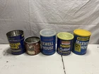 Lot Of Vintage Tin Cans