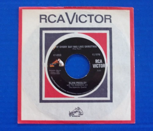 ELVIS PRESLEY - If Every Day Was Like Christmas / How Would You Like (47-8950)