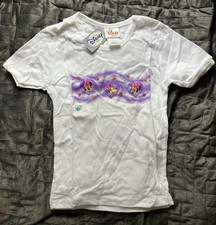 Vintage Disney Minnie Mouse Printed Girls Shirt Child Size S - New