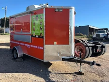 2024 Cynergy 12' Cargo S/A Food Concession Kitchen Catering Trailer A/C bidadoo