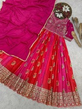 GOWN SALWAR KAMEEZ PAKISTANI INDIAN WEDDING PARTY WEAR DRESS BOLLYWOOD SUIT NEW