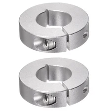 2pcs Shaft Collar Aluminum Alloy Set Screw Split Clamp-On Collars 22mm 45mm 12mm