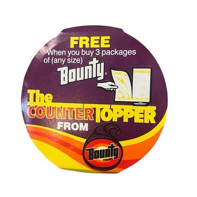 Vintage The Counter Topper from Bounty Towels - Paper Towel Holder Collectible