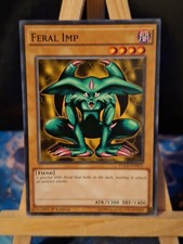 feral imp yugioh card YU-GI-OH! - (LCYW-EN008) - Legendary Collection 3: Yugi's World - 1st Edition Type monster from your Deck to your hand. Feral Imp [1st Edition] MRD-001