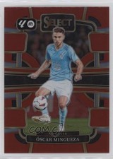 2023-24 Panini Select La Liga Terrace Red Prizm Oscar Mingueza #55 0q3